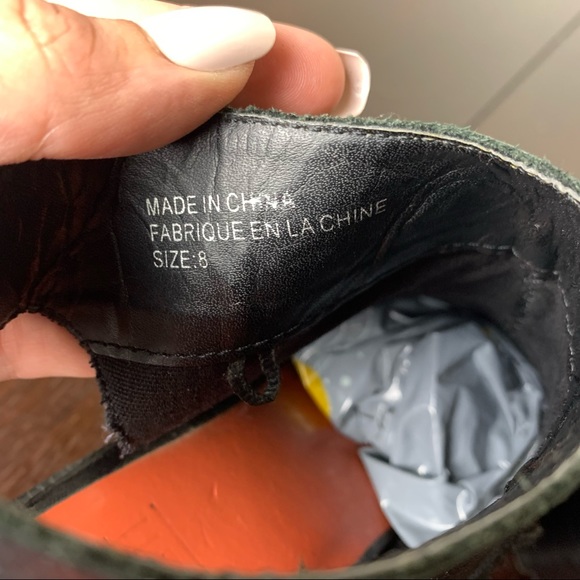 Arts Thread X Urban Outfitters Black Make It Fringe Platform Chunky Ankle Boots - Picture 12 of 14